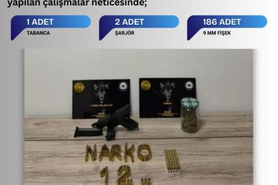 Bingöl’de tabanca ele geçirildi