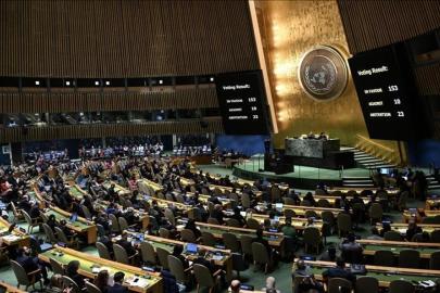 BM Genel Kurulu'nda Filistin ve Suriye oylaması