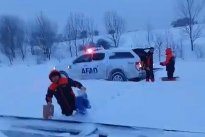 Bolu’da Gerede-Samsun yolu çift şeritten ulaşıma kapalı