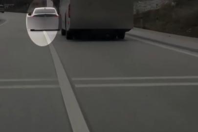 Burdur’da yolcu otobüsünün trafik güvenliğini tehlikeye sokan sürücüye ceza