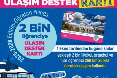 Büyükşehirin ulaşım desteğinden 2 bin öğrenci faydalanıyor