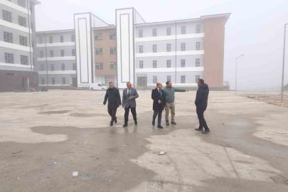 Çan Fen Lisesi ve Çan Anadolu Lisesi inşaatlarında inceleme
