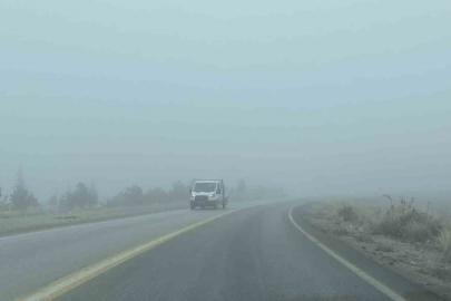 Çorum’da sis etkili oldu