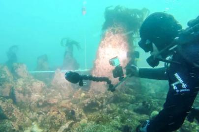 Deniz altında dev duvar bulundu. Batık şehir efsaneleri doğru olabilir