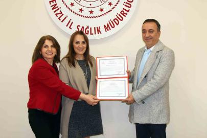 Denizli’de bebek dostu hastanelere teşekkür belgeleri verildi