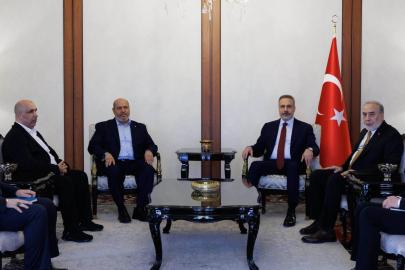 Dışişleri Bakanı Hakan Fidan, Hamas heyetiyle görüştü