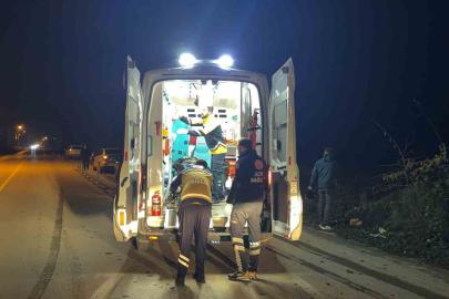 Düzce’de minibüs ile otomobil çarpıştı: 3 yaralı