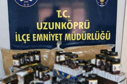 Edirne’de binlerce makaron ele geçirildi