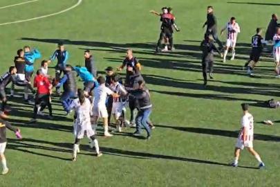 Elazığ’da amatör maçta kavga