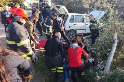 Erzin’de trafik kazası:  3 yaralı