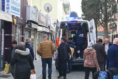 Eskişehir’de hamamda yere düşen vatandaş hastanelik oldu