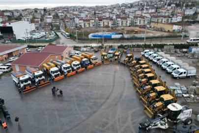 Gebze’de kar alarmı: 425 personel ve 73 araçla teyakkuzda