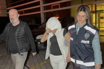 Girdiği evden altın ve para çalan kadın tutuklandı