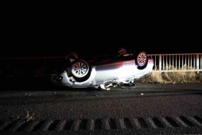 Gümüşhane’de otomobil takla attı: 5 yaralı