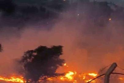 Hatay’da otluk alanda çıkan yangın kısa sürede söndürüldü