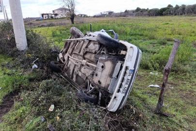 Hurdaya dönen araçtan ağır yaralı olarak çıkartılan adam hayatını kaybetti