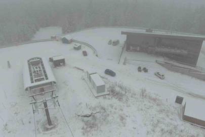 Ilgaz Dağı’nda kar kalınlığı 20 santimetreye ulaştı