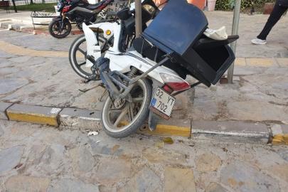 Isparta’da otomobil ile motosiklet çarpıştı: 1 yaralı