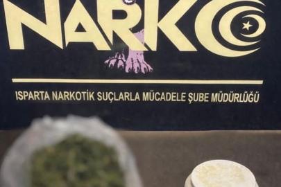 Isparta’da uyuşturucu operasyonunda 2 gözaltı