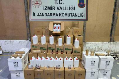 İzmir’de sahte içki operasyonu: 2 bin 850 litre etil alkol ele geçirildi