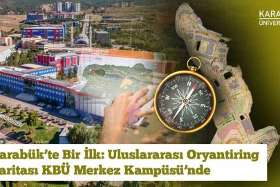 Karabük’te uluslararası standartlarda tek oryantiring haritası KBÜ’de