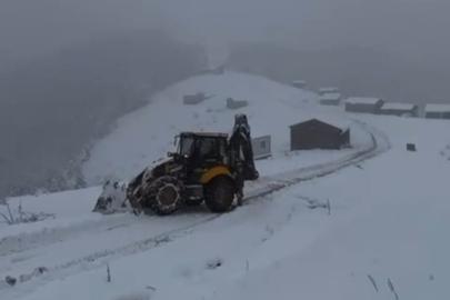 Kastamonu’da kar yağışı etkili oldu