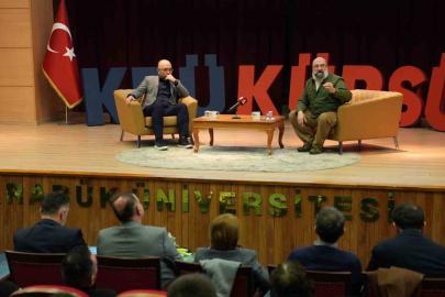 KBÜ’de Ömer Özkök ve Hikmet Genç öğrencilerle bir araya geldi