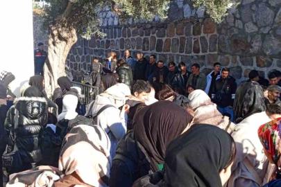 Kiralık evde 82 düzensiz göçmen yakalandı