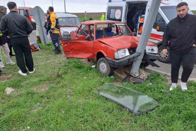 Kırklareli’nde trafik kazası: 1 yaralı