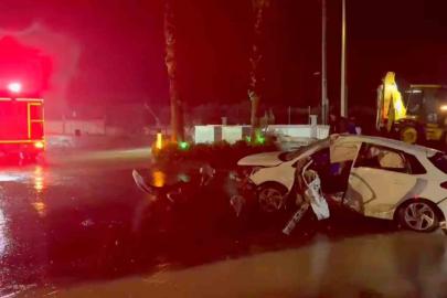 Kontrolden çıkan otomobilin sürücüsü hayatını kaybetti