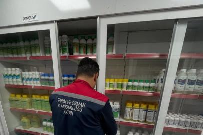 Köşk’te bitki koruma ürünü satış yerlerine denetim yapıldı