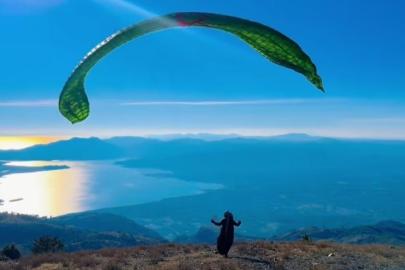 Köyceğiz Gölgören Dağı yamaç paraşütüne uygun bulundu