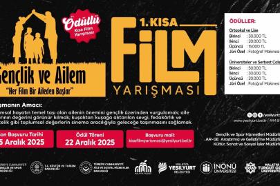 Malatya’da 1. Kısa Film Festivali’nde son başvuru 15 Aralık