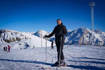 Mergabütan Kayak Merkezi’nde sezon açıldı