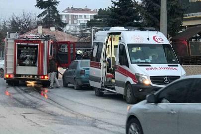 Ocakta unutulan yemek yangına neden oldu