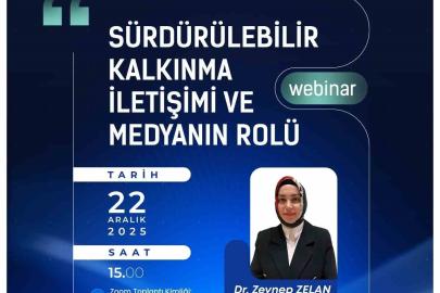 OKA’dan ‘Sürdürülebilir Kalkınma İletişimi ve Medyanın Rolü’ webinarı