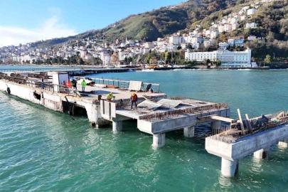 Ordu rıhtımı 410 metreye uzatılıyor: Çalışmaların ardından kruvaziyer gemilerinin gelmesi bekleniyor