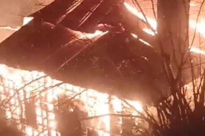 Ordu’da iki katlı ahşap evde yangın