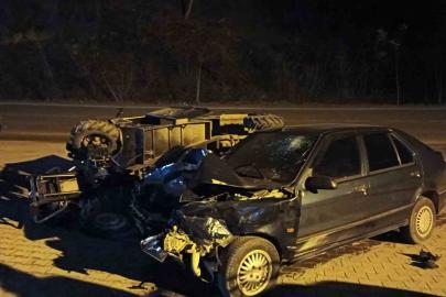 Ordu’da patpat ile otomobil çarpıştı: 2 yaralı