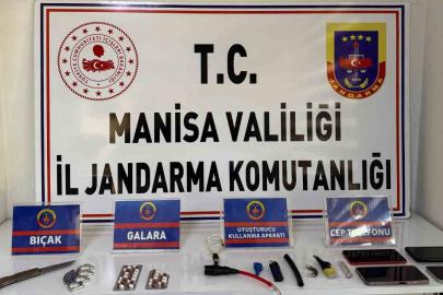 Salihli’de ikamete uyuşturucu operasyonu