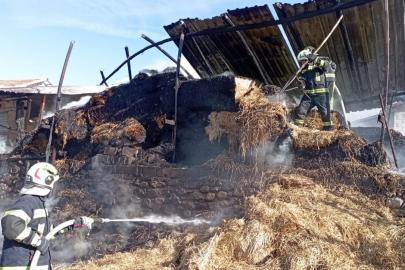 Samanlıkta çıkan yangın korku yaşattı