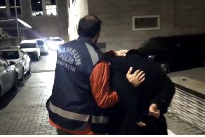 Samsun’da uyuşturucudan 12 buçuk yıl cezası bulunan şahıs yakalandı