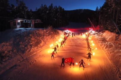 Sarıkamış kayak sezonuna "Merhaba" dedi