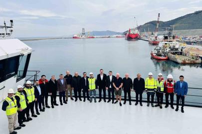 Seven Vega gemisi Filyos Limanı’nda: 2026 hedefi için start verildi
