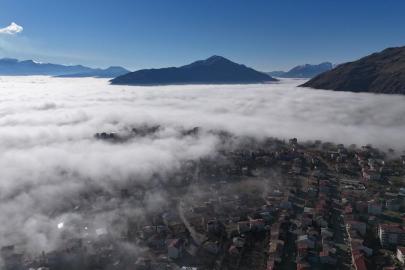 Sis kartpostallık görüntüler oluşturdu