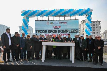 Tecde Spor Kompleksi’nin temeli atıldı