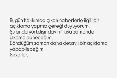 Uyuşturucu soruşturmasında hakkında yakalama kararı çıkartılan Şeyma Subaşı: "Ülkeme döneceğim"
