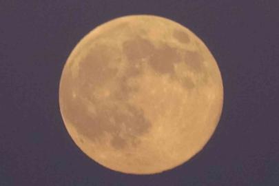 Van semalarında yılın son dolunayı görsel şölen sundu