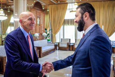 Ahmed Şara, Tom Barrack ile görüştü