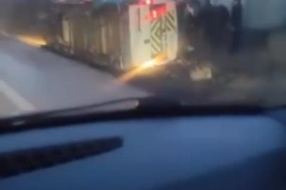 Ankara’da servis aracı yan yattı: 7 yaralı